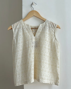 Schiffli Crop Top