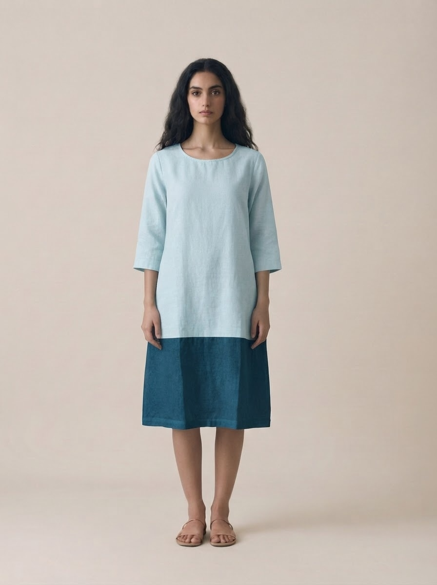 Nila Color Block Dress