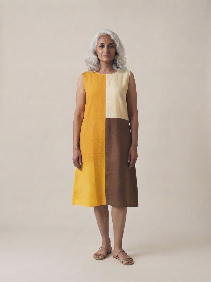 Dune Color Block Dress
