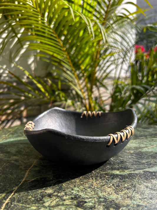 Bowl | Longpi Black Pottery