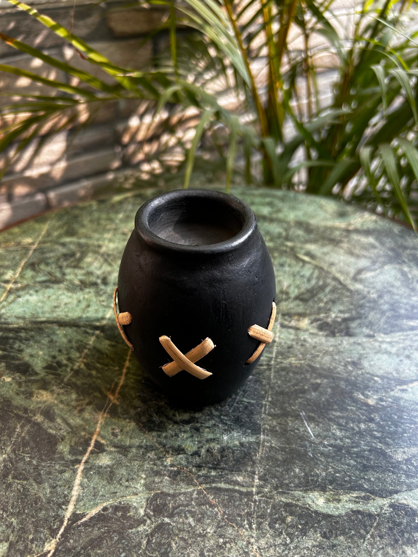 Candle Stand | Longpi Black Pottery