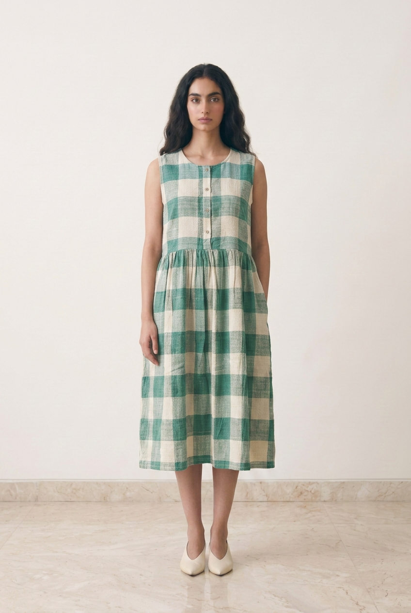 Neem Kala Cotton Dress