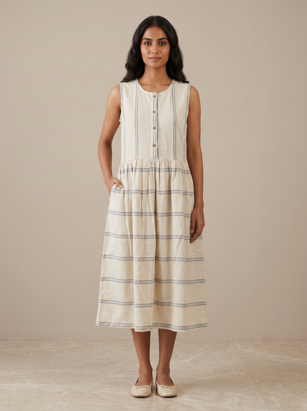 Sutra Kala Cotton Dress
