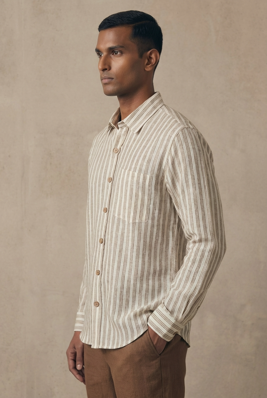 Linen Striped Shirt